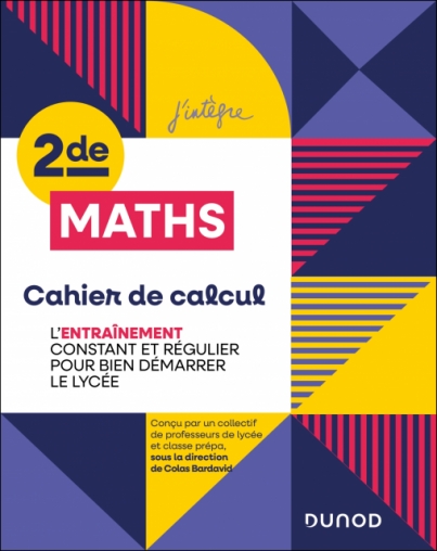 Cahier de calcul - 2nde - 2026 - Éditions Dunod